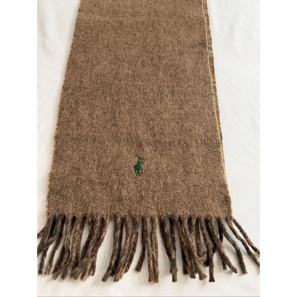 Polo Ralph Lauren Lambswool Reversible Scarf